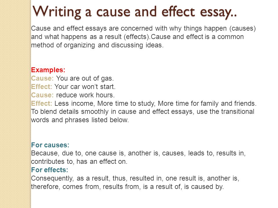 Cause and Effect Essay on Divorce